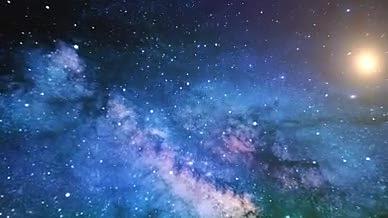 紫色梦幻宇宙唯美星空背景ae模板视频的预览图